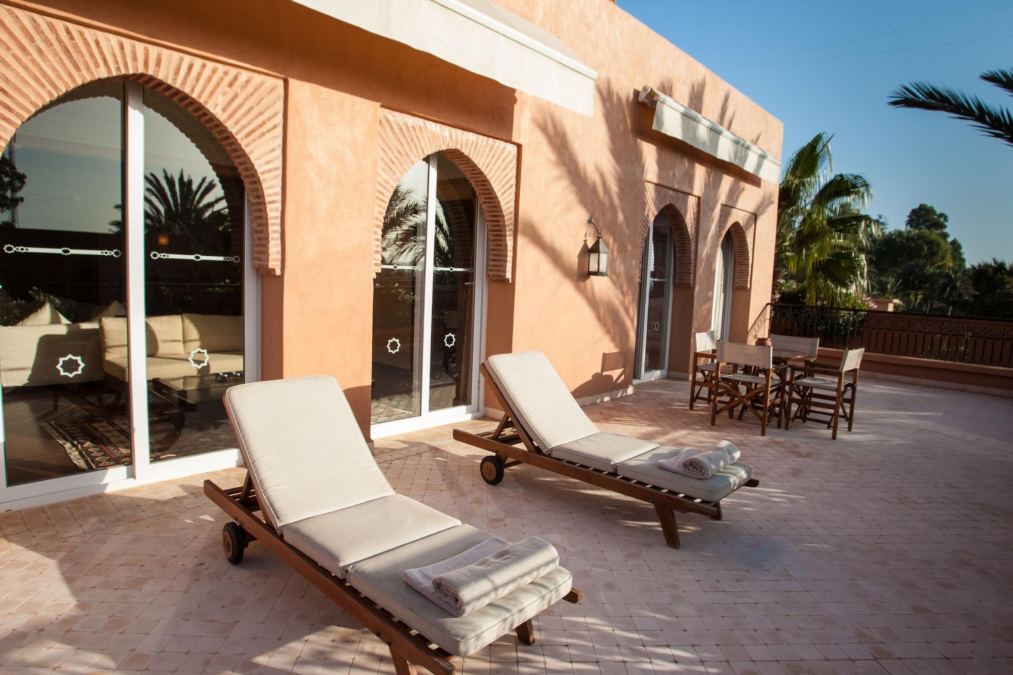 Tikida Golf Palace Agádír Exteriér fotografie The hotel's rooftop