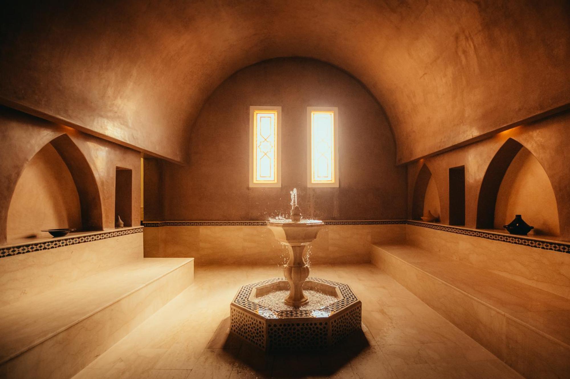 Tikida Golf Palace Agádír Exteriér fotografie The hammam at the Royal Bath