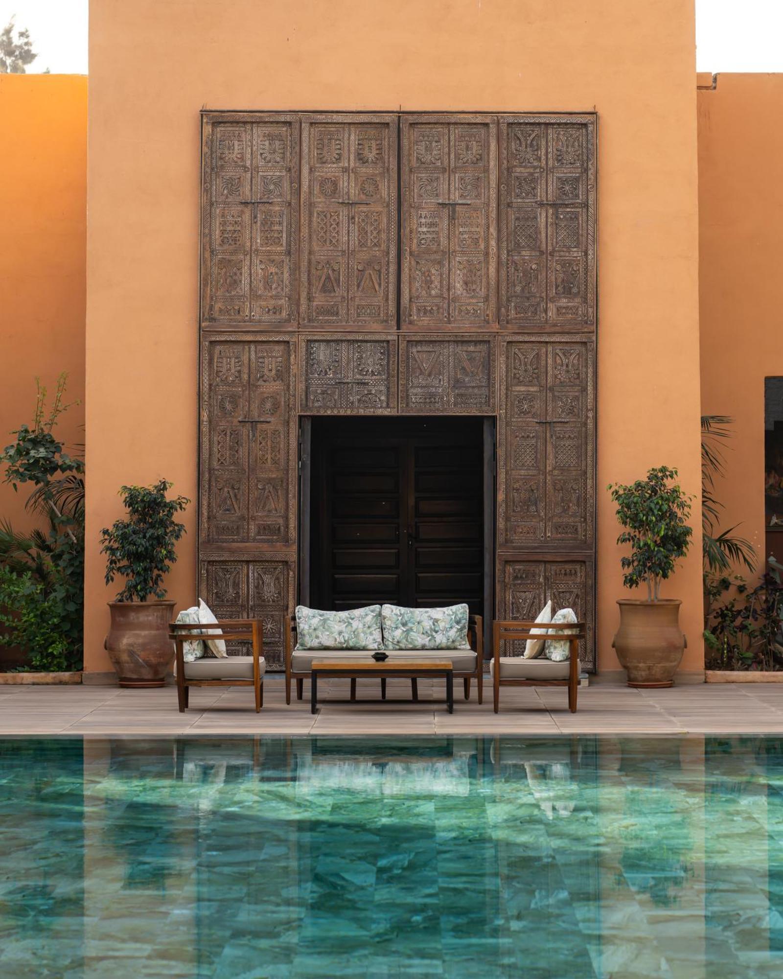 Tikida Golf Palace Agádír Exteriér fotografie The swimming pool at the B2 Boutique Hotel