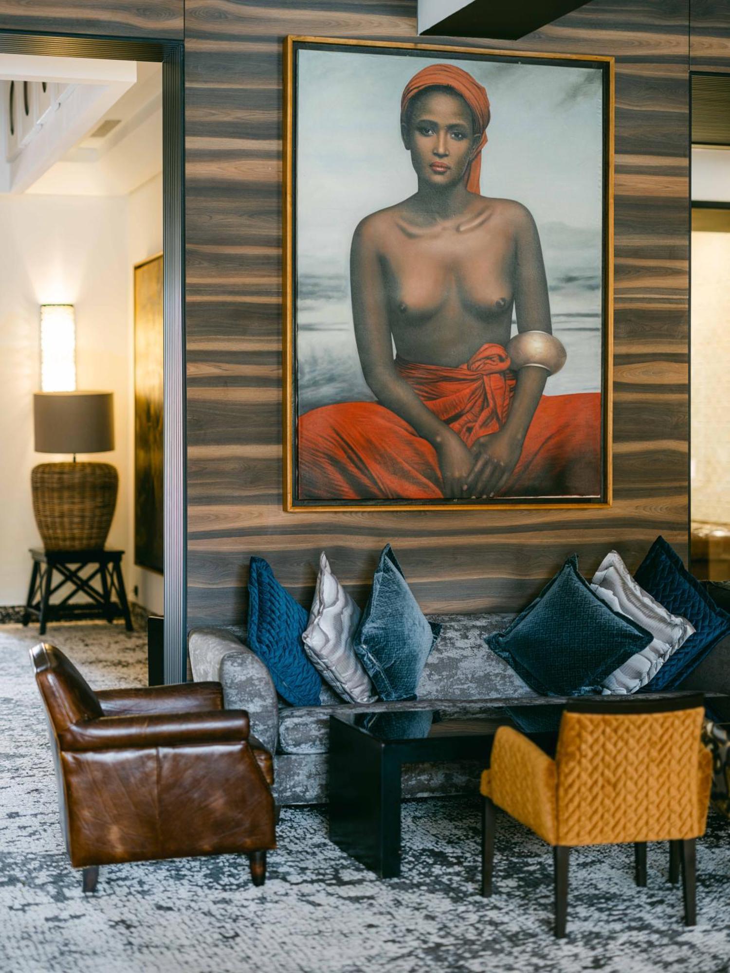 Tikida Golf Palace Agádír Exteriér fotografie The interior of the hotel