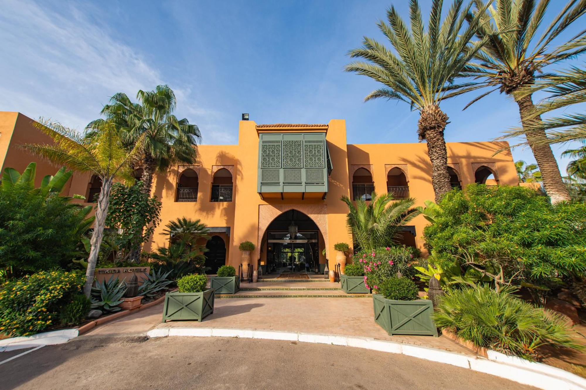 Tikida Golf Palace Agádír Exteriér fotografie The main entrance of the hotel